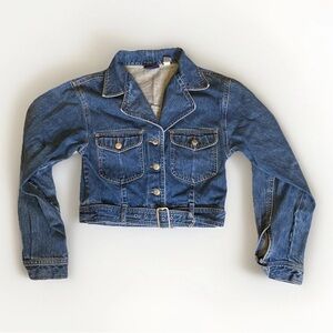 90s Y2K cropped denim GAP Jean jacket